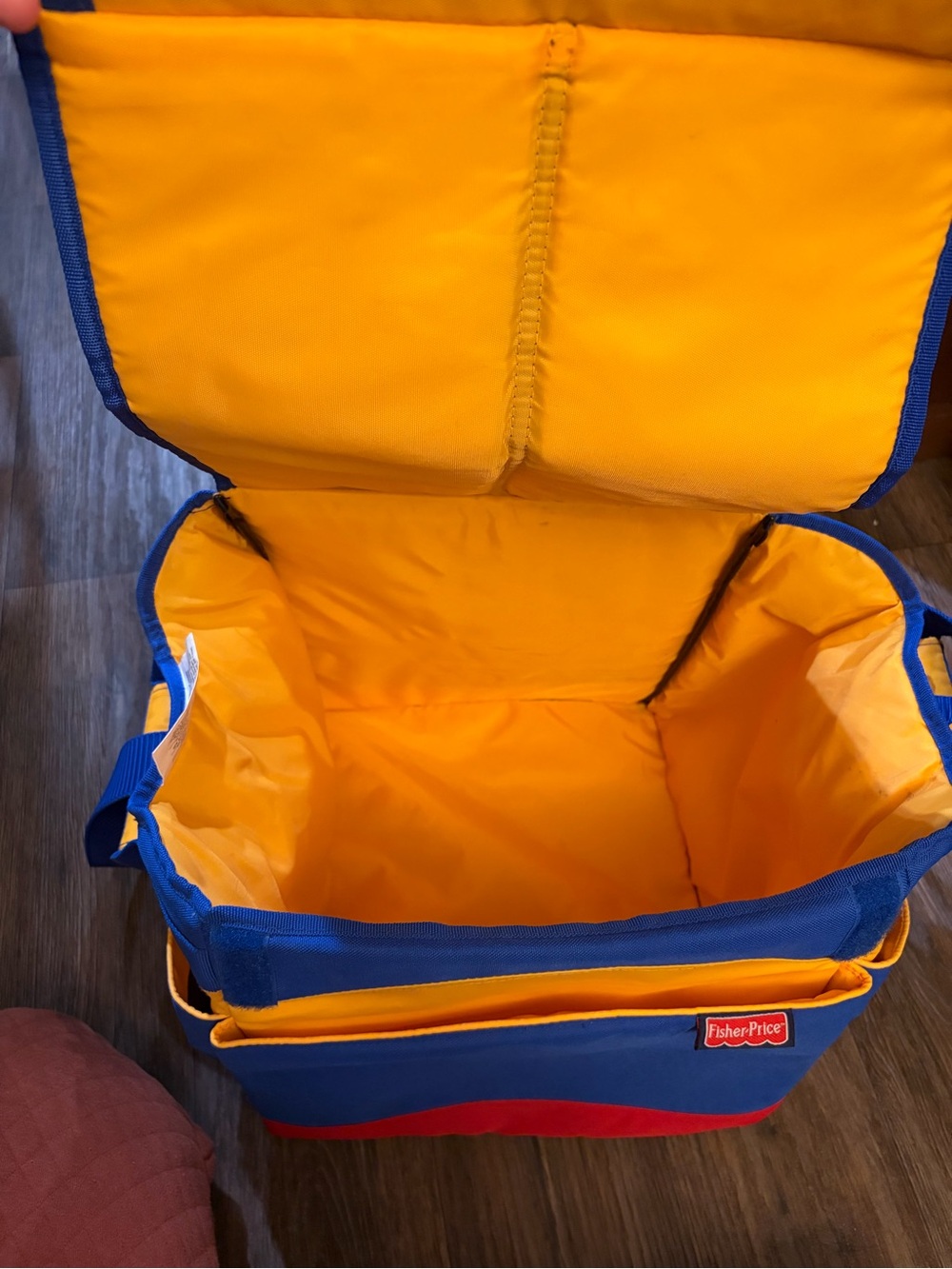 Retro 90’s Vintage Fisher Price Baby Diaper Bag Insulated ColorBlock Cooler Tote - Picture 8 of 11